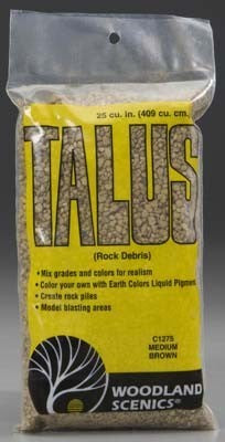 WOODLAND SCENICS TALUS BROWN MEDIUM