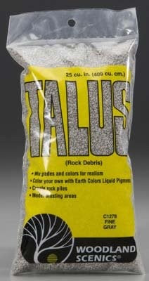 WOODLAND SCENICS TALUS GRAY FINE