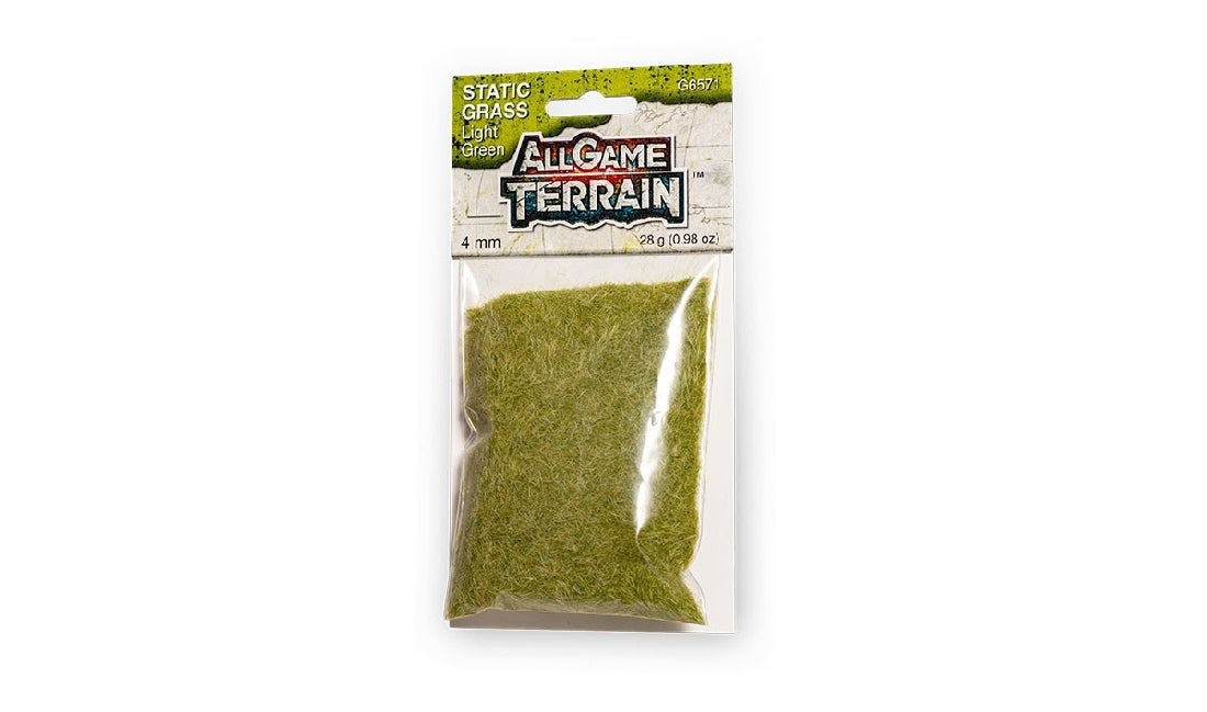 All Game Terrain 4mm Light Green Static Grass