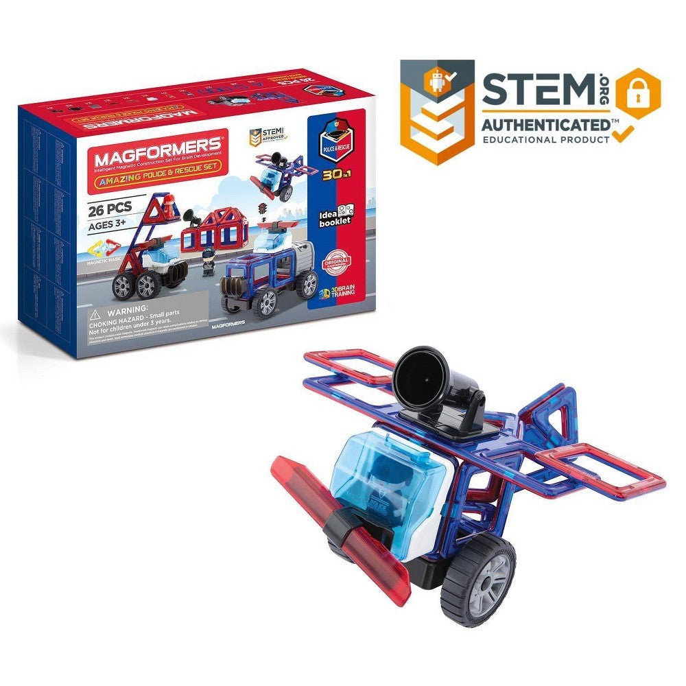 Magformers Amazing Police And Rescue Set 26pcs