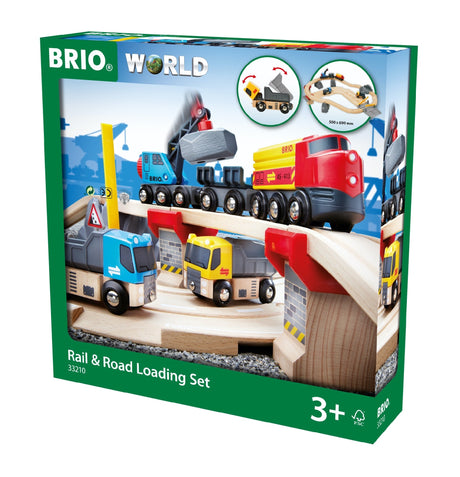 BRIO - RAIL & ROAD LOADING SET