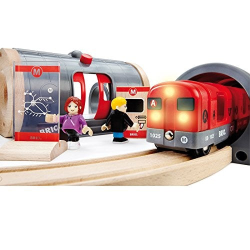 BRIO - METRO RAILWAY SET 20PCS