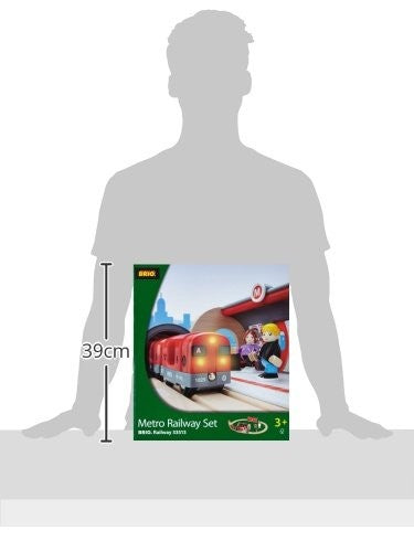 BRIO - METRO RAILWAY SET 20PCS