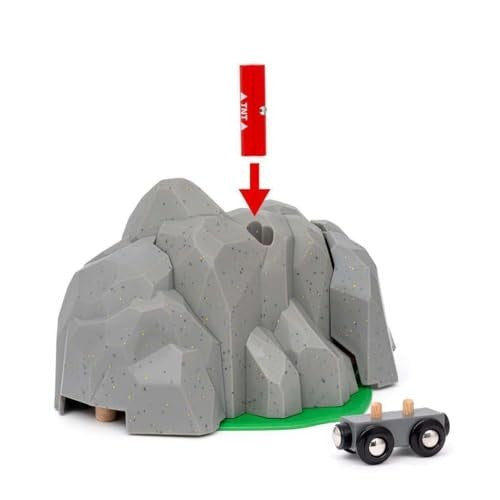 Brio World Exploding Train Track Tunnel Wooden Railway