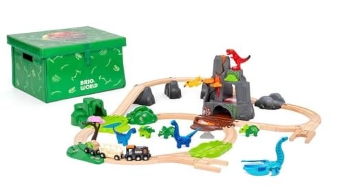 Brio World – 36104 Dinosaur Deluxe Set | 44-piece