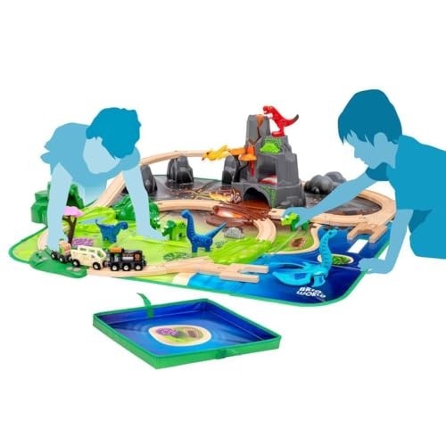 Brio World – 36104 Dinosaur Deluxe Set | 44-piece