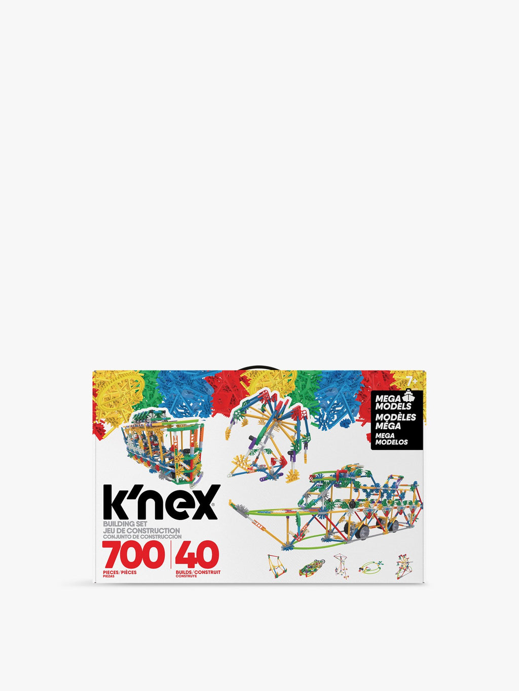 KNEX - MEGA MOTORIZED 700 PIECES 40 BUILDS