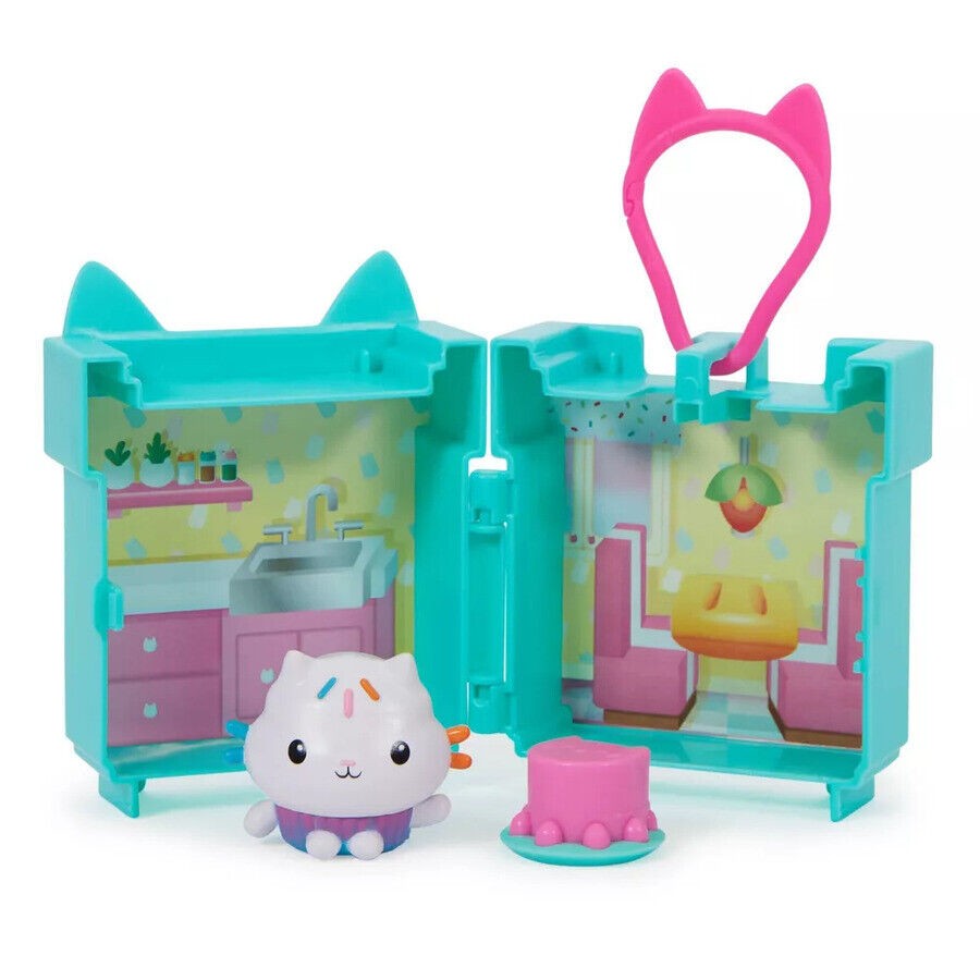 GABBY'S DOLLHOUSE CLIP ON PLAYSET - CAKEY CAT