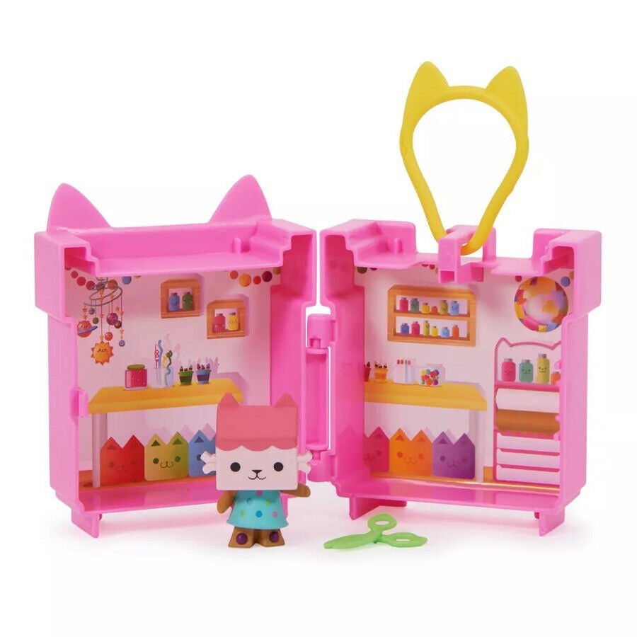 GABBY'S DOLLHOUSE CLIP ON PLAYSET - BABY BOX CAT