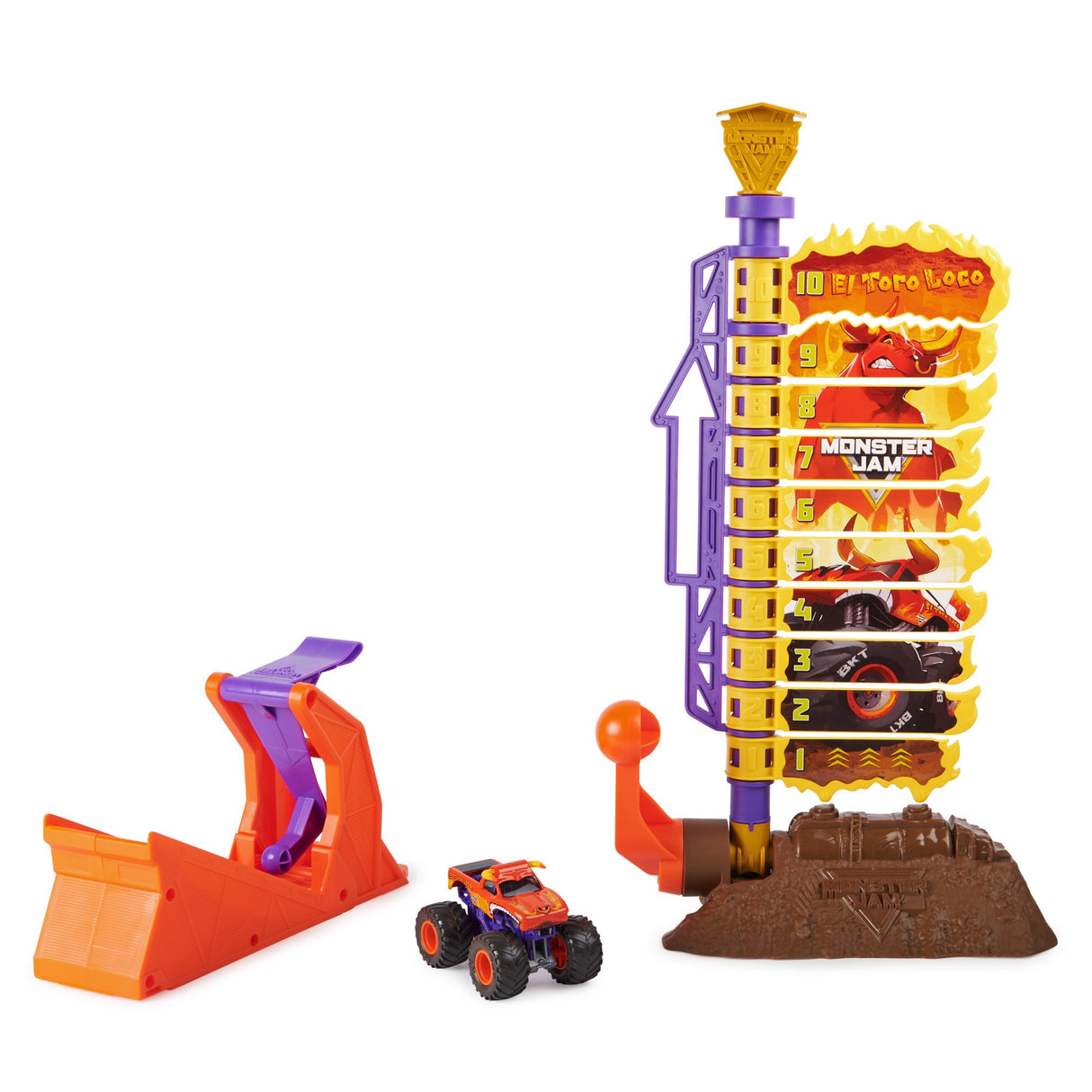 MONSTER JAM EL TORO LOCO BIG AIR CHALLENGE PLAYSET