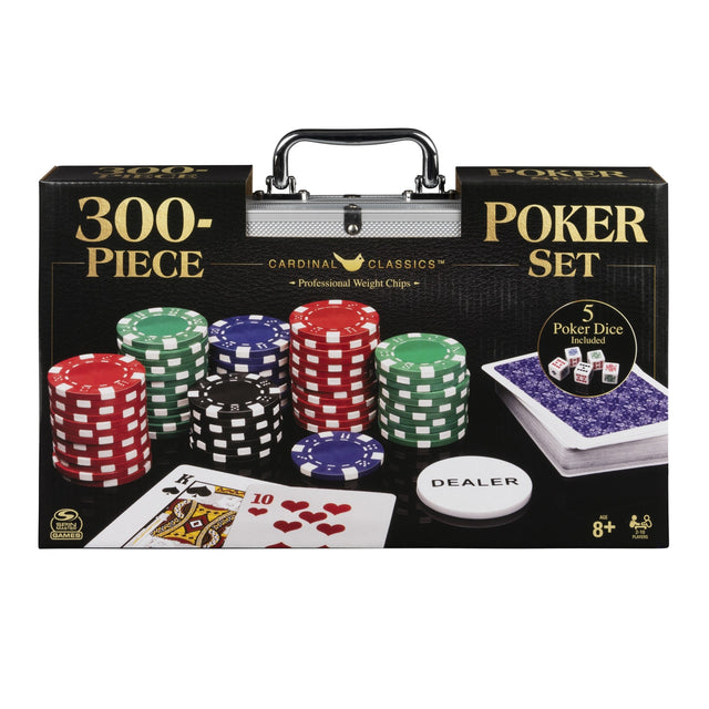 CLASSIC 300PC  POKER SET IN CASE
