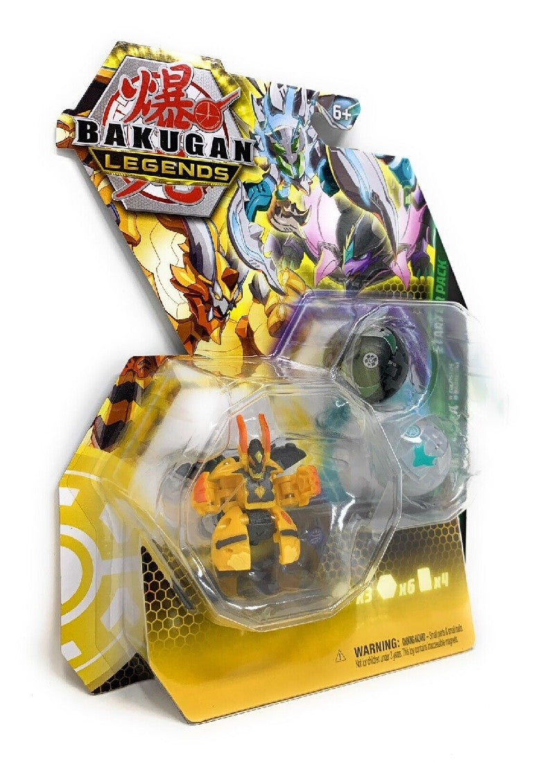 Bakugan Legends Starter 3-Pack Demorc Ultra with Colossus and Barbetra Action Figures