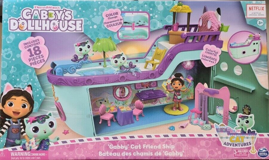 Gabby's Dollhouse Gabby Cat Friend Ship Playset