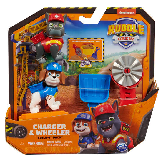 Rubble & Crew 2pk Figure Asst - Charger And Wheeler
