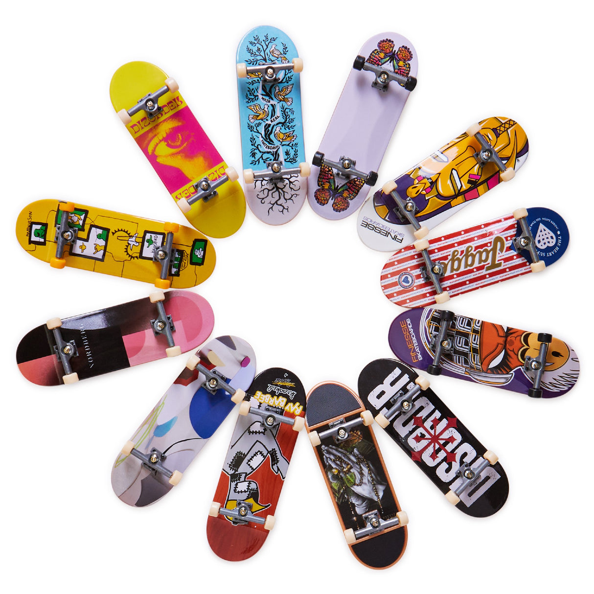 Tech Deck 96MM Single Pack Asst - Santa Cruz Screaming Flame