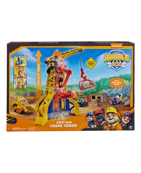 Rubble & Crew Bark Yard Crane Tower Playset