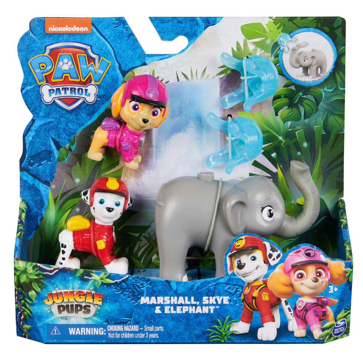 PAW Patrol Jungle Hero Pups Asst  - marshall, skye and elephant