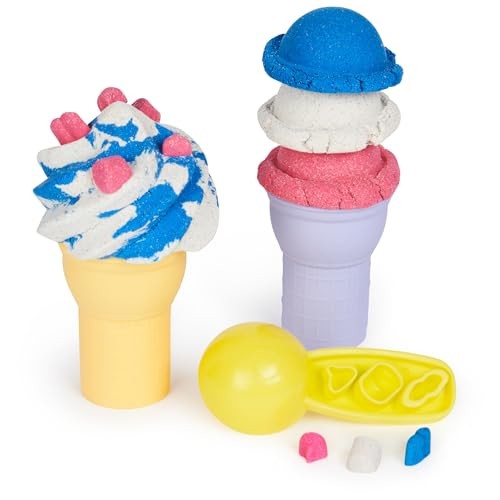 Kinetic Sand, Soft Serve Station with 14oz of Play Sand