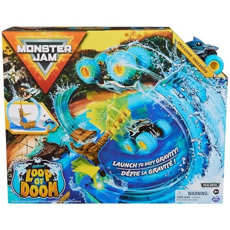 Monster Jam 1:64 Megalodon's Loop of Doom Playset