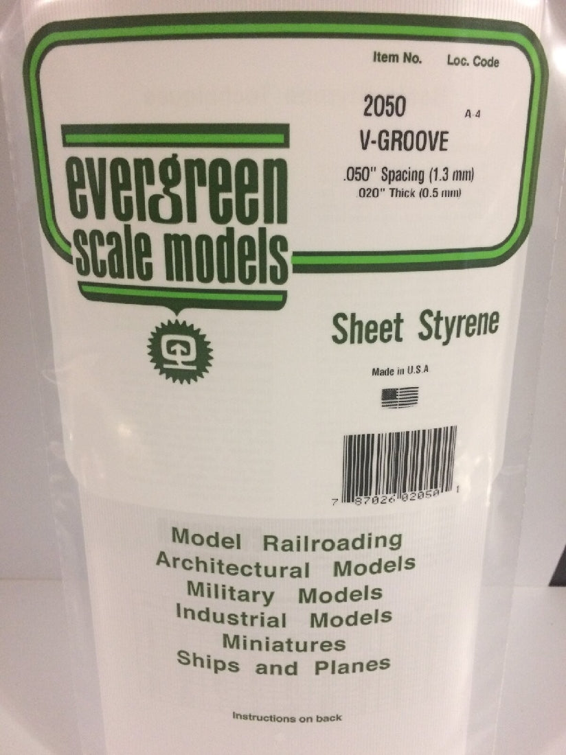 EVERGREEN SHEET STYRENE 2050