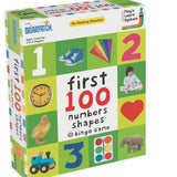 First 100 Numbers And Shapes Bingo Game