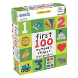 First 100 Numbers And Shapes Bingo Game
