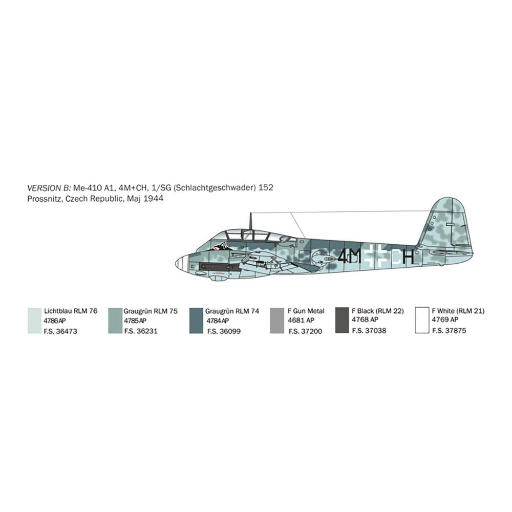 Italeri 1/72 Me 410 "hornisse"