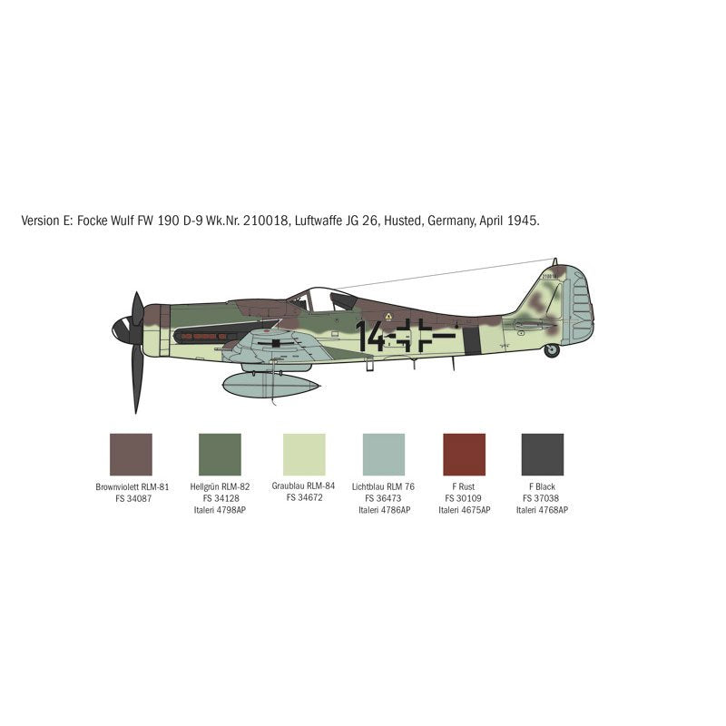 Italeri 1/72 Fw 190d-9
