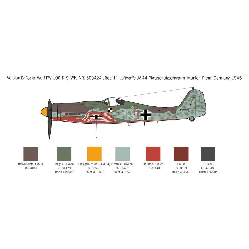 Italeri 1/72 Fw 190d-9
