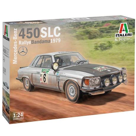 ITALERI 1/24 MERCEDES-BENZ 450SLC RALLYE BANDAMA 1979.