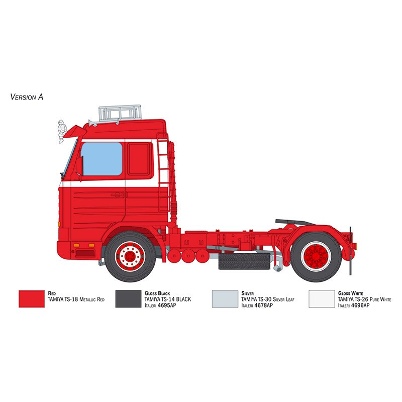 Italeri 1/24 Scania 143m 500 Streamline 4x2