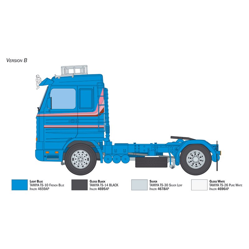 Italeri 1/24 Scania 143m 500 Streamline 4x2