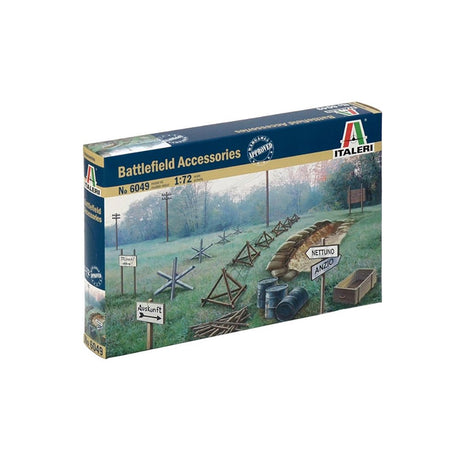 Italeri 1/72 Wwii Battlefild Accessories