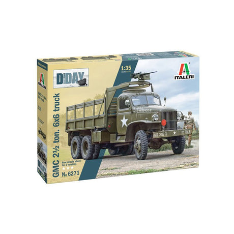 Italeri 1/35 GMC 2 1/2 Ton 6x6 Truck Model Kit