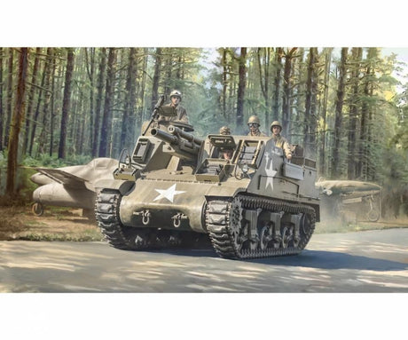 Italeri 1/35 Scale M7 Priest Howitzer Motor Carriage Model Kit