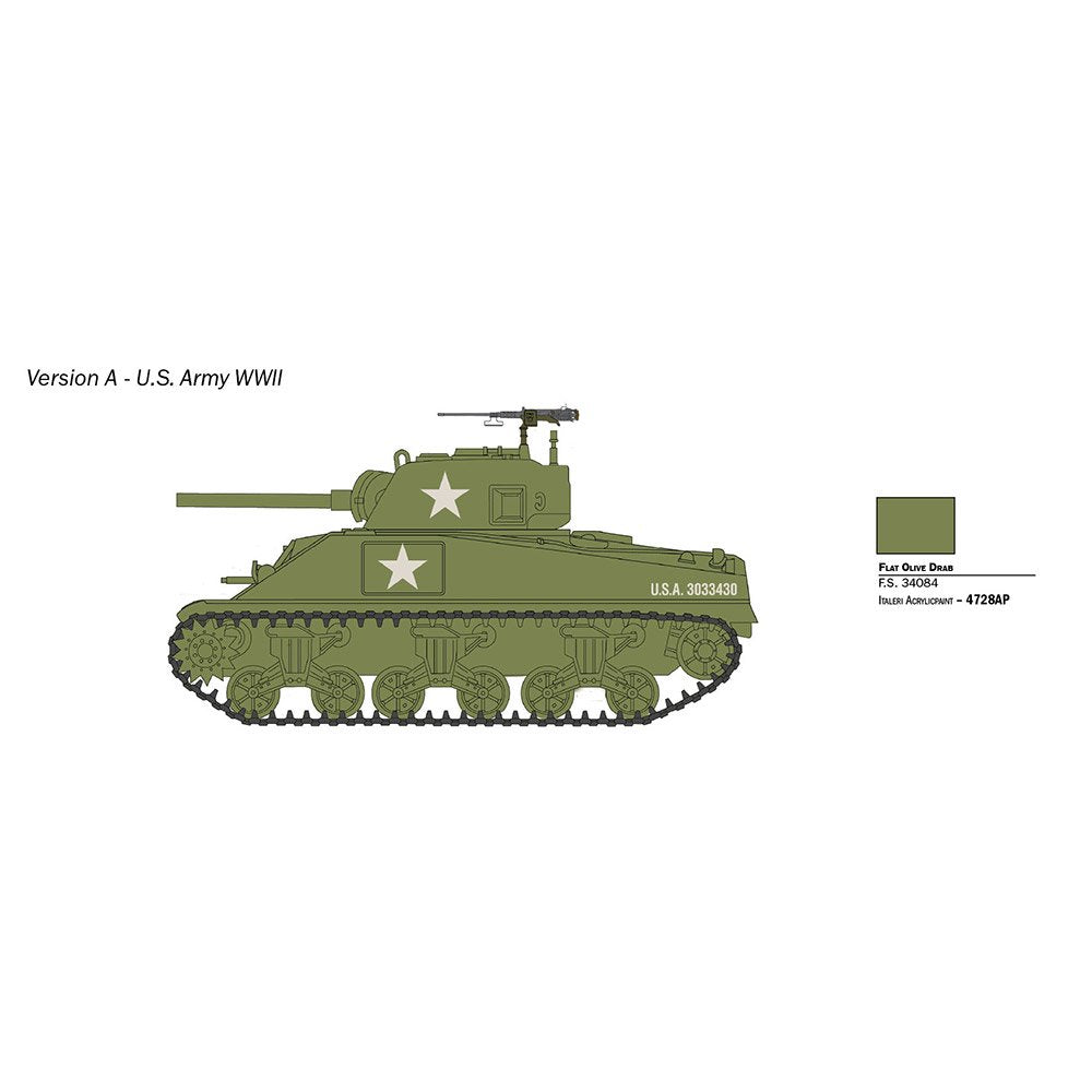 Italeri M4 Sherman 75MM