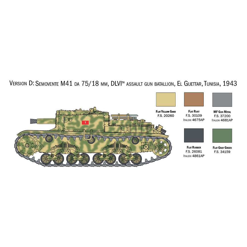 Italeri 1/56 Italian Tank