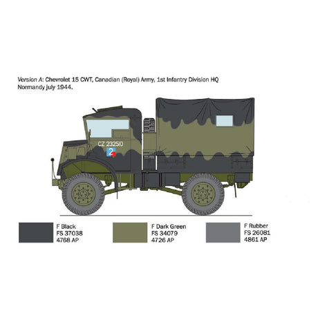 Italeri 1/35 Chevrolet 15 Cwt 80th D-day Anniversary