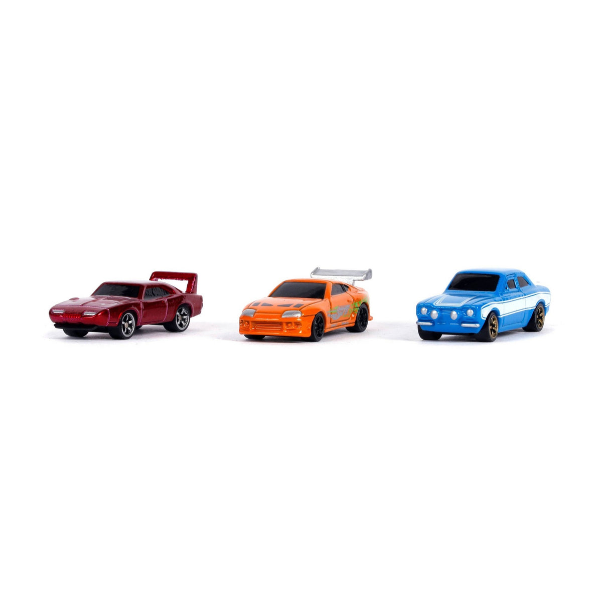 "Fast & Furious" 3 Piece Set "Nano Hollywood Rides" Diecast Model Cars by Jada