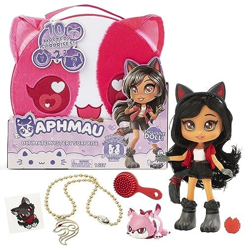 Aphmau Ultimate Mystery Surprise Ultima Wolf, Fashion Doll & Accessories, 10 Pc Mystery Suprises, Official Merch