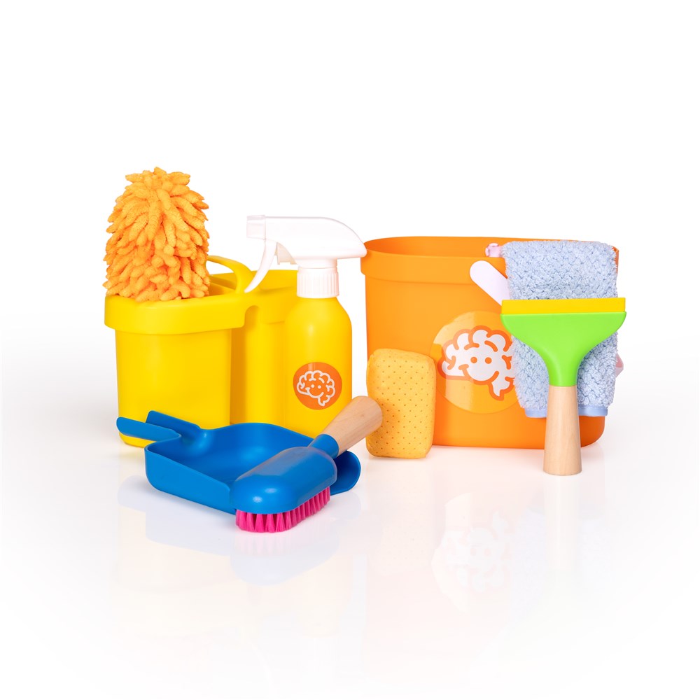 Pretendables Cleaning Kit - Imaginative Play for Ages 3 to 8 - Fat Brain Toys