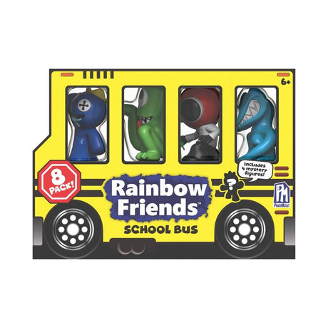 Rainbow Friends Series 2 School Bus Figure 8-Pack