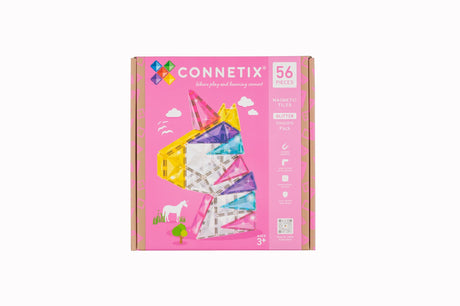 CONNETIX 56 Piece Glitter Unicorn Pack