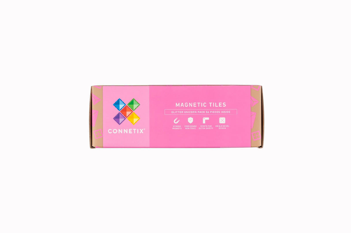 CONNETIX 56 Piece Glitter Unicorn Pack