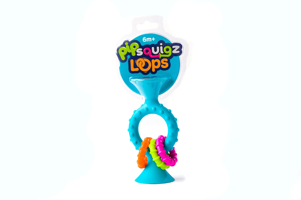 Fat Brain Toys PipSquigz Loops, Teal
