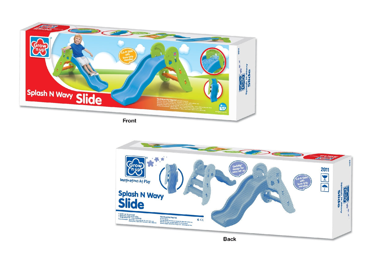 GROW 'N UP SPLASH N WAVY SLIDE