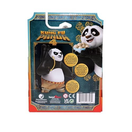 Kung Fu Panda Po 5.5" Figure Featuring Action Activated Sound Effects 'N Chopping Action