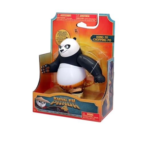 Kung Fu Panda Po 5.5" Figure Featuring Action Activated Sound Effects 'N Chopping Action