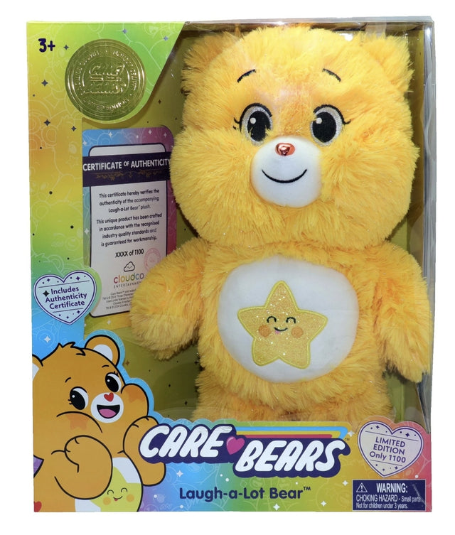 CARE BEARS 14'' LAUGH A LOT BEAR