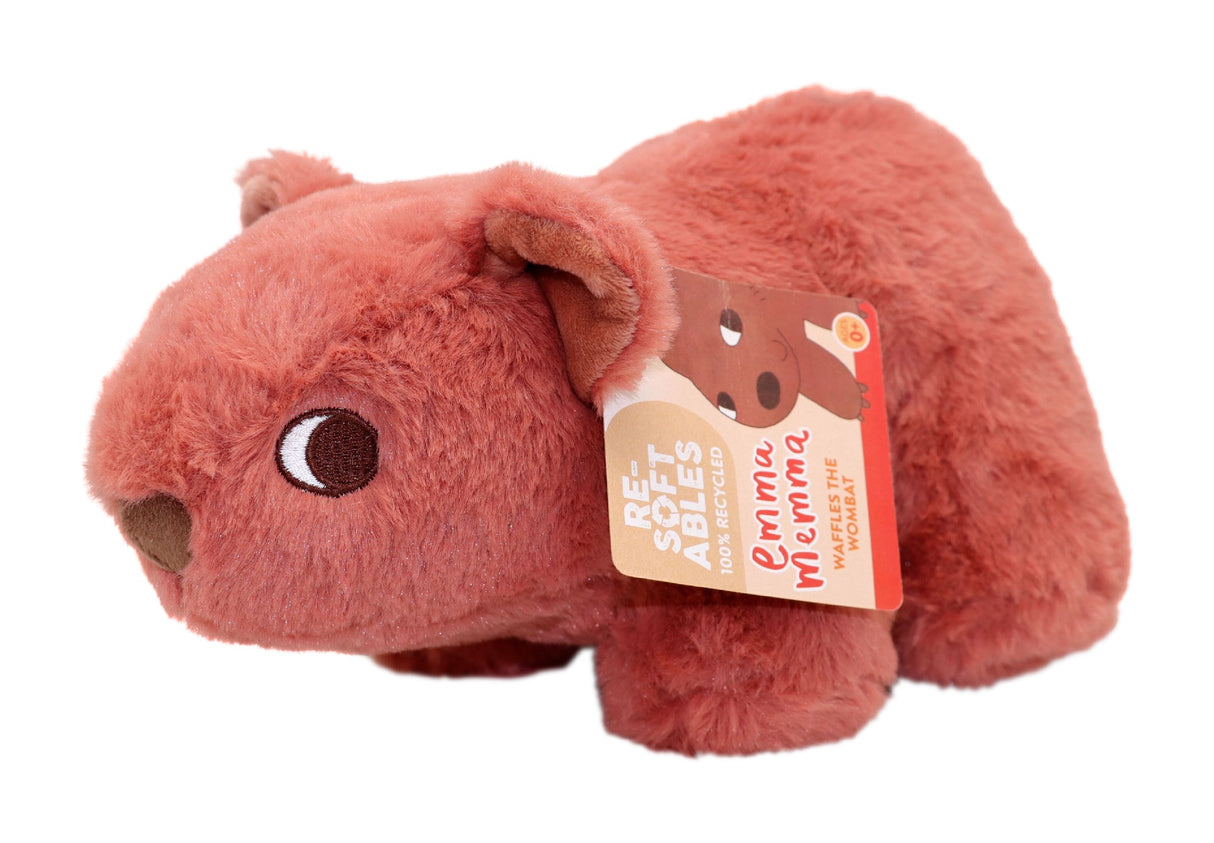 EMMA MEMMA 10" WAFFLES THE WOMBAT PLUSH